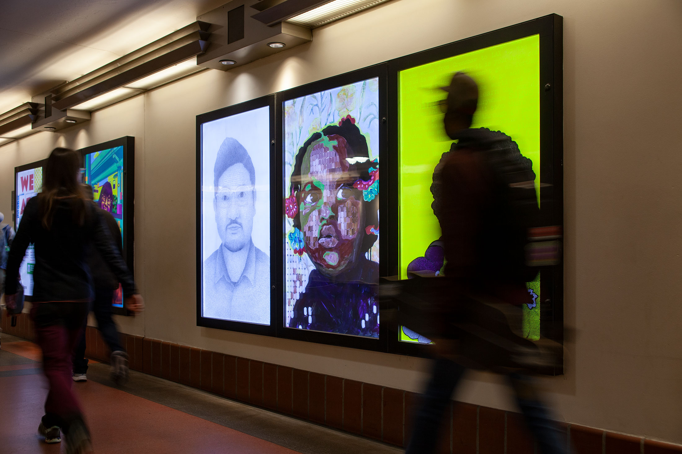 Artwork at Union Station Los Angeles
