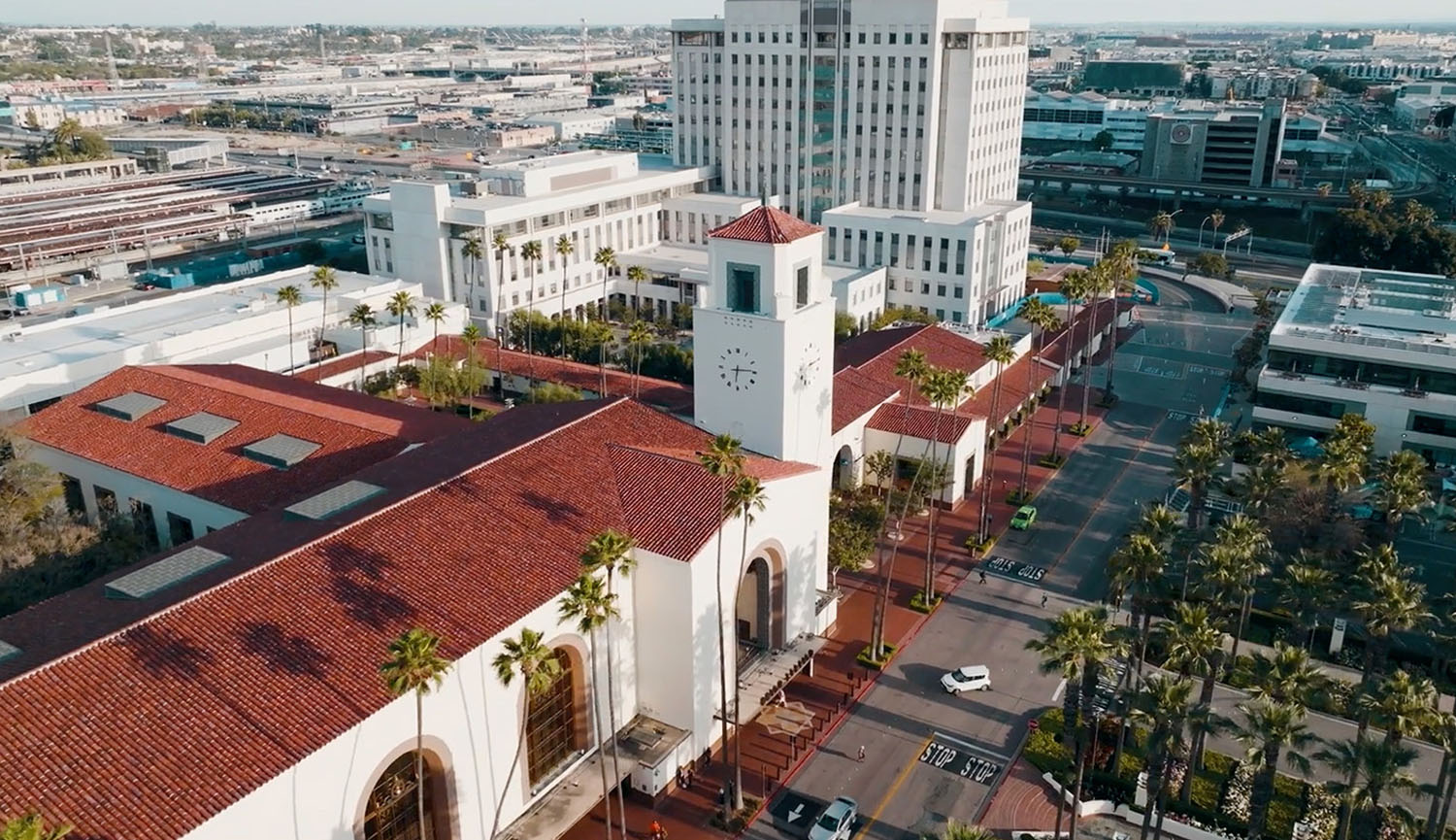 Los Angeles Union Station Overview Poster